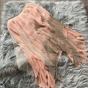Free People:  Silk Tulle and Sequin Skirt